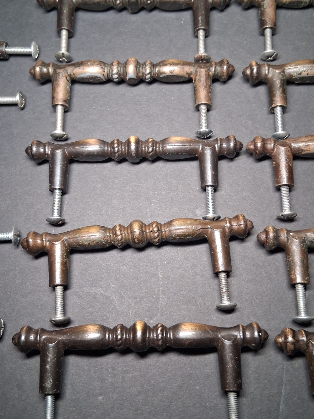 Vintage Amerock Carriage House 176-1 Handle Cabinet Pulls, Handles Lot Of 35 - Picture 2 of 15